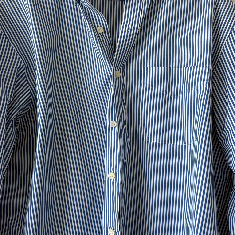 Ralph Lauren Classic Blue and White Shirt - Picture 4 of 4